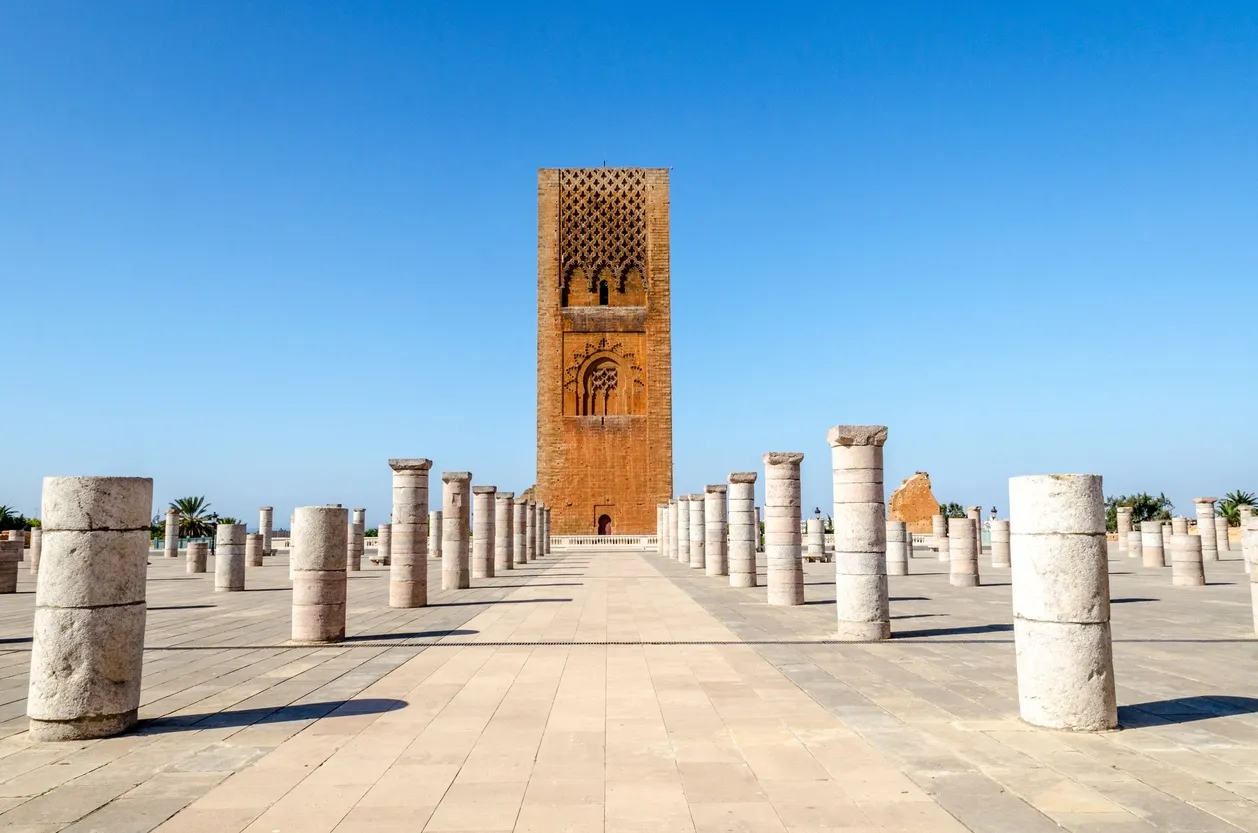 Tour Hassan de Rabat, Maroc