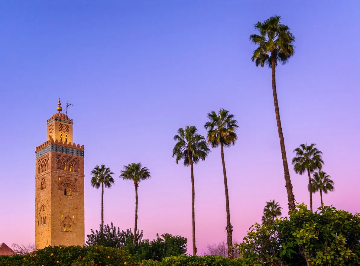 Koutoubia minaret mosquée marrakech
